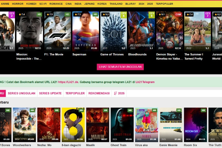 Link Dutamovie21 Terbaru 2025 Gratis Nonton Full HD Film dan Drama Sub Indo Tanpa Iklan Dan Pop Up