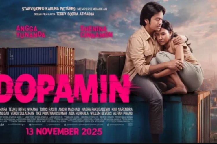 Sinopsis Film Dopamin (2025), Siap Tayang! Kolaborasi Angga Yunanda dan Shenina Cinnamon Setelah Menikah
