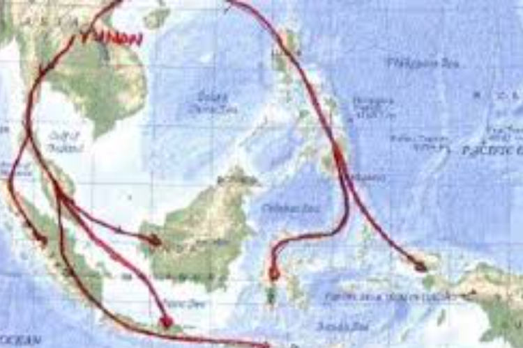 Sebutkan Rute Migrasi Proto Melayu Melalui Jalur Timur! Ini Dia Jawabannya