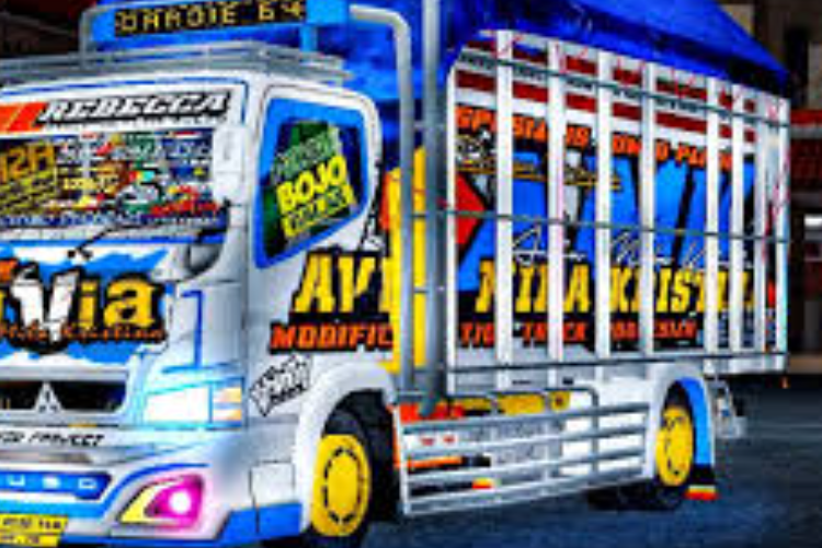 Download Livery BUSSID Truk Knalpot Srigala Terbaru 2025 Full Storbo + Muatan Berat Anti Oleng 
