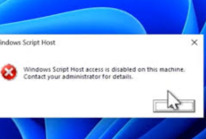 Cara Mengatasi Windows Script Host Access Is Disabled On This Machine Paling Gampang dan 100% Work