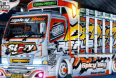 Download MOD BUSSID Truck Oleng GRATIS Terbaru 2025, Tema Unik Pelan-Pelan Pak Sopir + Gak Bahaya Ta